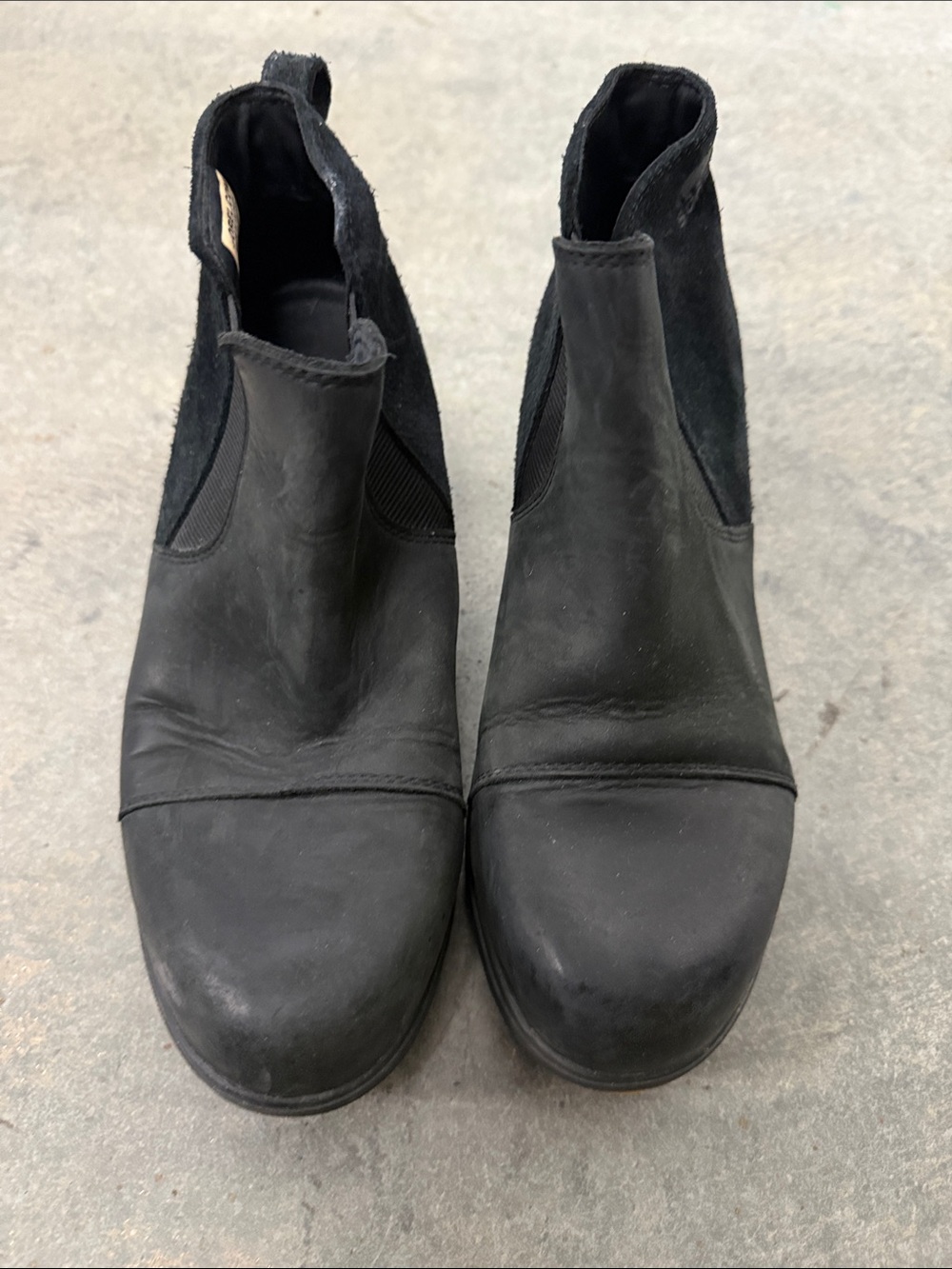 Sorel Black Women's Chelsea Ankle Booties